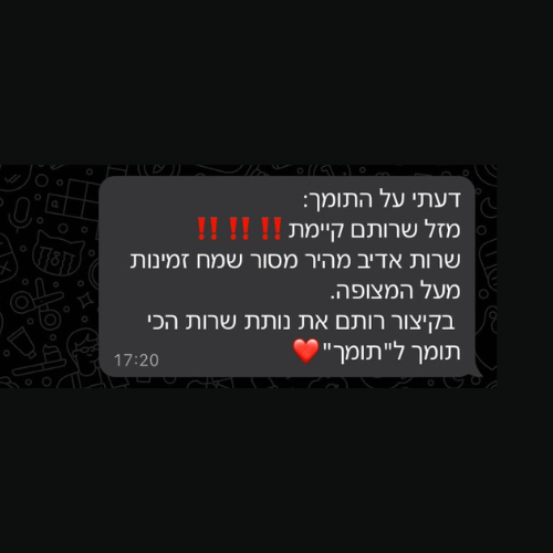 המלצה 4